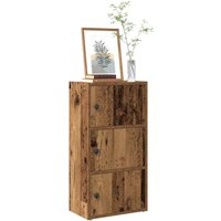 Berkfield Home Bookcase Old Wood 40x24x77 cm Engineered Wood in Brown | Size: 40 x 24 x 77 cm