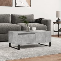 Coffee Table Concrete 90x50x36.5 cm Engineered Wood