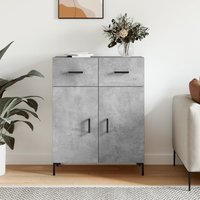 Sideboard Concrete 69.5x34x90 cm Engineered Wood