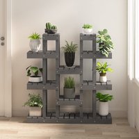 Plant Stand 104.5x25x109.5 cm Solid Wood Pine