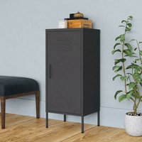 Berkfield Home Storage Cabinet Anthracite 42.5x35x101.5 cm Steel in Black