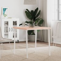 Berkfield Home Table Top 70x70x2.5 cm Square Solid Wood Beech in Brown