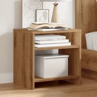 Berkfield Home Bedside Cabinets 2 pcs Aritisian Oak 40x30x40 cm Engineered Wood in Brown | Size: 40 x 30 x 40 cm