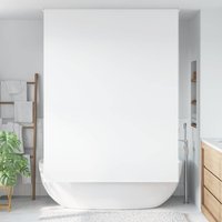Berkfield Home Shower Roller Blind 150x240 cm Fabric Width 146 cm in White