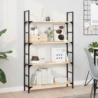 Berkfield Home Floating Shelf 80x20x2 cm Untreated Solid Wood Acacia in Brown | Size: 80 x 20 x 2 cm