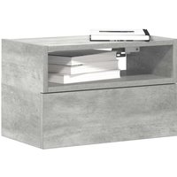 Berkfield Home Wall-mounted Bedside Cabinets 2 pcs Concrete Grey 45x26x28.5 cm