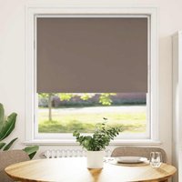 Berkfield Home Roller Blind Blackout Coffee 100x150 cm Fabric Width 95.7 cm Polyester in Brown