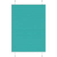 Pleated Blind Petrol 85x100 cm Fabric Width 84.4 cm Polyester