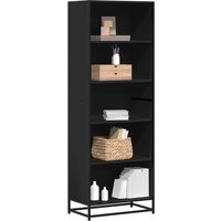 Berkfield Home Bookcase Black 60x35x170.5 cm Engineered Wood