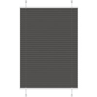 Berkfield Home Pleated Blind Black 100x100 cm Fabric Width 99.4 cm Polyester