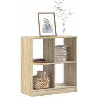 Bookcase Sonoma Oak 68.5x32x75 cm Engineered Wood