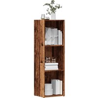 Berkfield Home Book Cabinet Old Wood 36x30x114 cm Engineered Wood in Brown | Size: 36 x 30 x 114 cm