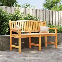 Berkfield Home Garden Bench 149.5x60x90 cm Solid Teak Wood in Brown