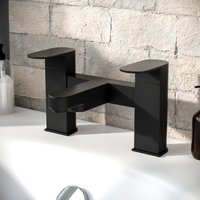 Matte Black Bathroom Bath Filler