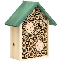 Berkfield Home Insect Hotels 2 pcs 23x14x29 cm Solid Firwood in Brown | Size: 23 x 14 x 29 cm