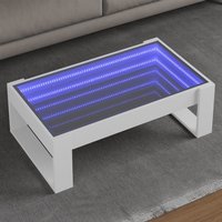 Coffee Table Infinity LED 90x53x30 cm x 53 x 30 cm
