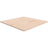 Berkfield Home Square Table Top 90x90x1.5 cm Untreated Solid Wood Oak in Brown