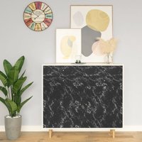 Berkfield Home Self-adhesive Furniture Film Black Stone 500x90 cm PVC