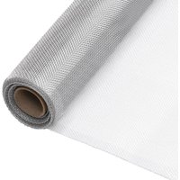 Berkfield Home Mesh Screen Aluminium 112x2000 cm Silver