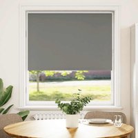 Berkfield Home Roller Blind Blackout Grey 100x150 cm Fabric Width 95.7 cm Polyester