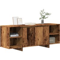 TV Cabinet Old Wood 130x35x50 cm Engineered Wood x 35 x 50 cm