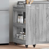 Cabinet Wheels Sonoma 60x22x79 cm Engineered Wood x 22 x 79 cm