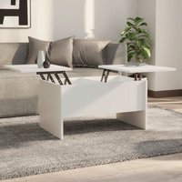 Berkfield Home Coffee Table White 80x50x42.5 cm Engineered Wood