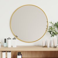 Berkfield Home Wall Mirror Gold √ò 40 cm Round