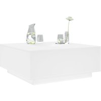 Berkfield Home Coffee Table White 100x100x40 cm Engineered Wood | Size: 100 x 100 x 40 cm