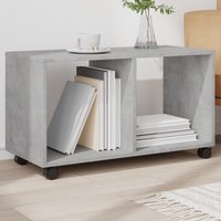 Berkfield Home vidaXL Rolling Cabinet Concrete Grey 72x33x42.5 cm Engineered Wood