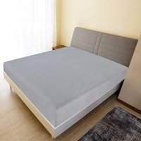Berkfield Home Jersey Fitted Sheets 2 pcs Grey 180x200 cm Cotton