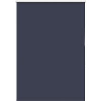 Berkfield Home Roller Blind Blackout Marine 115x150 cm Fabric Width 110.7 cm Polyester in Blue