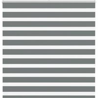 Zebra Blind Dark Grey 150x150 cm Fabric Width 145.9 cm Polyester