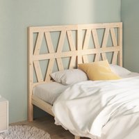 Bed Headboard 146x4x100 cm Solid Wood Pine x 4 x 100 cm