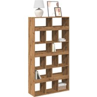 Berkfield Home Bookcase Artisan Oak 100x33x187.5 cm Engineered Wood in Brown