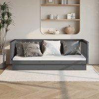 Berkfield Home Day Bed Grey 80x200 cm Solid Wood Pine