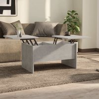 Berkfield Home Coffee Table Concrete Grey 80x50x42.5 cm Engineered Wood