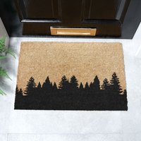 Artsy Mats Forest Doormat - Regular 60x40cm in Brown | Size: 40 cm x 60 cm