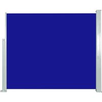 Berkfield Home Retractable Side Awning 120 x 300 cm Blue