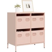 Sideboard Pink 68x39x73.5 cm Cold rolled Steel