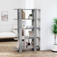 Berkfield Home Book Cabinet/Room Divider Grey Sonoma 100x30x160 cm | Size: 100 x 30 x 160 cm