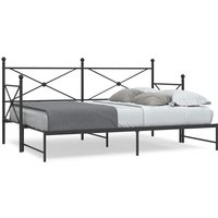 Daybed Trundle without Mattress 90x190 cm Steel