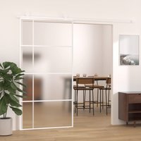 Sliding Door Frosted ESG Glass & Aluminium 102.5x205 cm