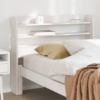 Headboard Shelves 90 cm Solid Wood Pine