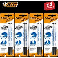 Bic Velleda 1721 Whiteboard Pens Black - 4 Packs