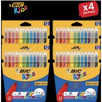Bic Kids Kid Couleur Baby Colouring Pens Assorted - 4 Packs