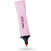 Bic Highlighter Flat - Pastel Pink - Single