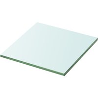 Berkfield Home Shelf Panel Glass Clear 30x30 cm