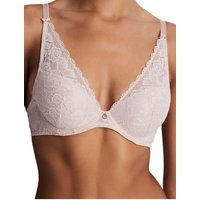 Aubade Women's Rosessence Care High Apex Plunge Bra in Pink | Size: 30D