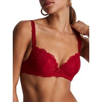 Aubade Women's Danse Des Sens Moulded Push-Up Bra in Red | Size: 32D